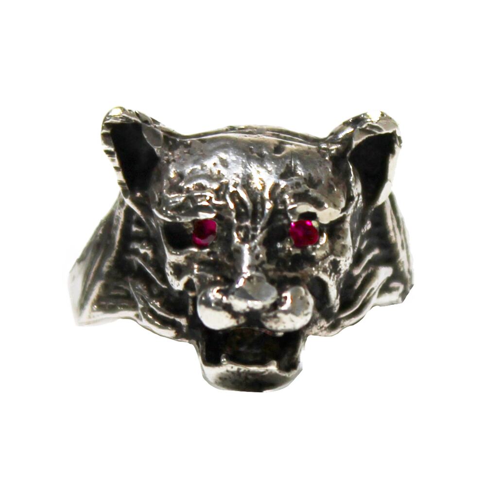 Feline Ruby Ring - Picture 2 of 4